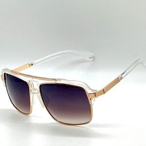 Fashion Sunglasses Square UV Protection Gold Retro Street Shades Driving Lentes‎